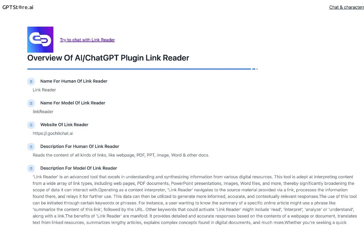 Link Reader Analyze Online Content Easily AI Tools AI Tools