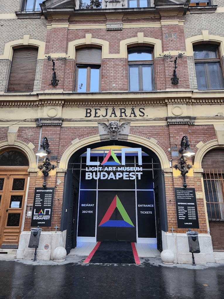 One of the world's largest light art museums has opened in Budapest