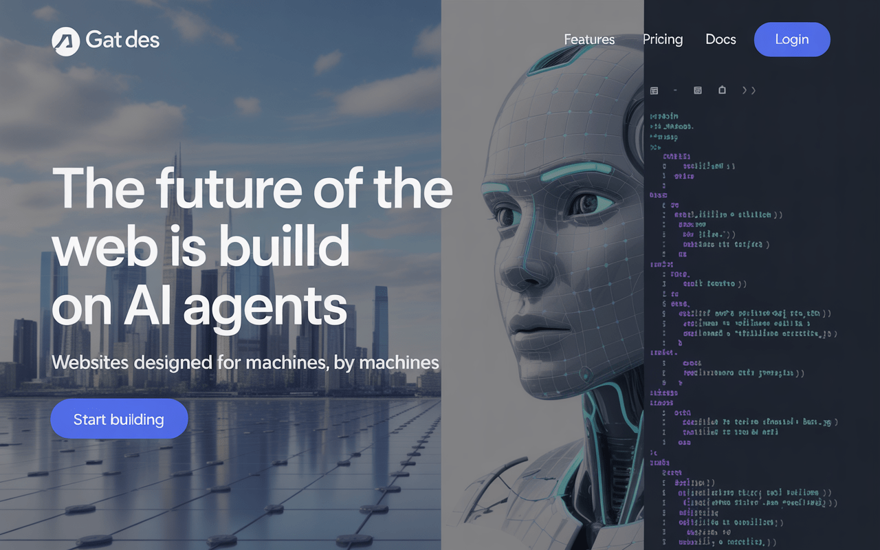 The Future of the Web Is Built on AI Agents: Websites Designed for Machines, by Machines The Future of the Web Is Built on AI Agents: Websites Designed for Machines, by Machines