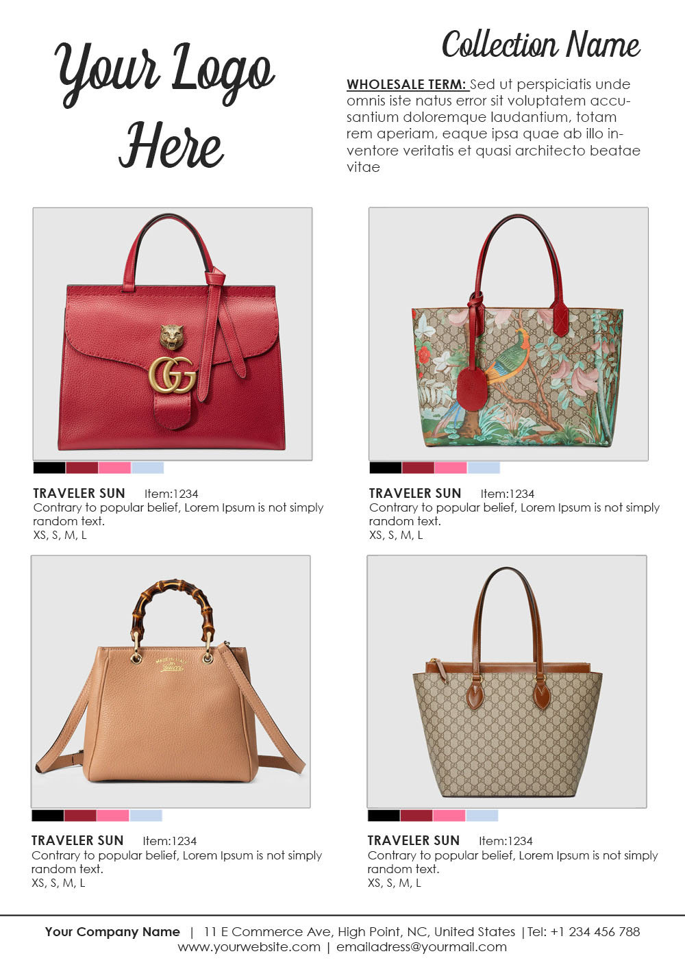 custom catalog, custom line sheet, line sheet design template, how to