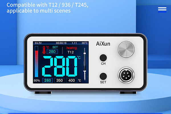 Best soldering station for beginners and experts - AiXun T3A_AiXun