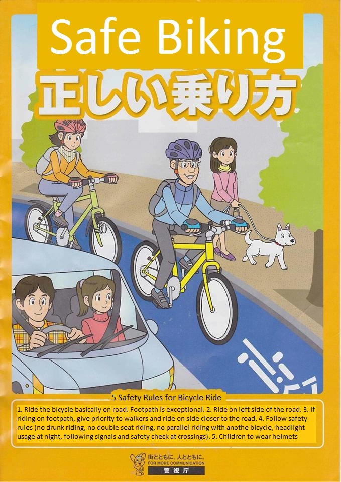 Rules for riding bicycle in Japan All Japan Association of Indians (AJAI)