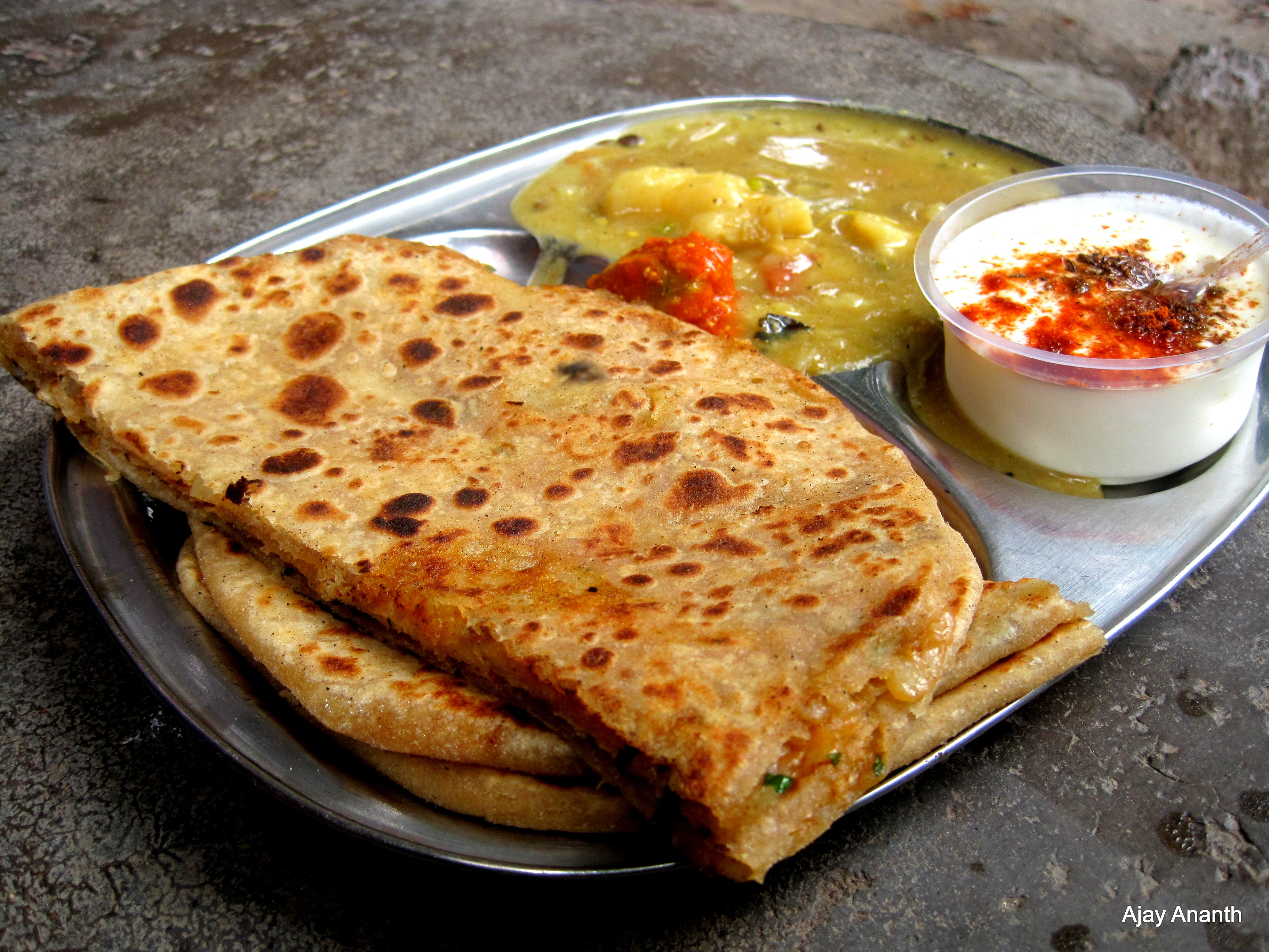 aloo paratha Motorcycle Journeys in Search of Food