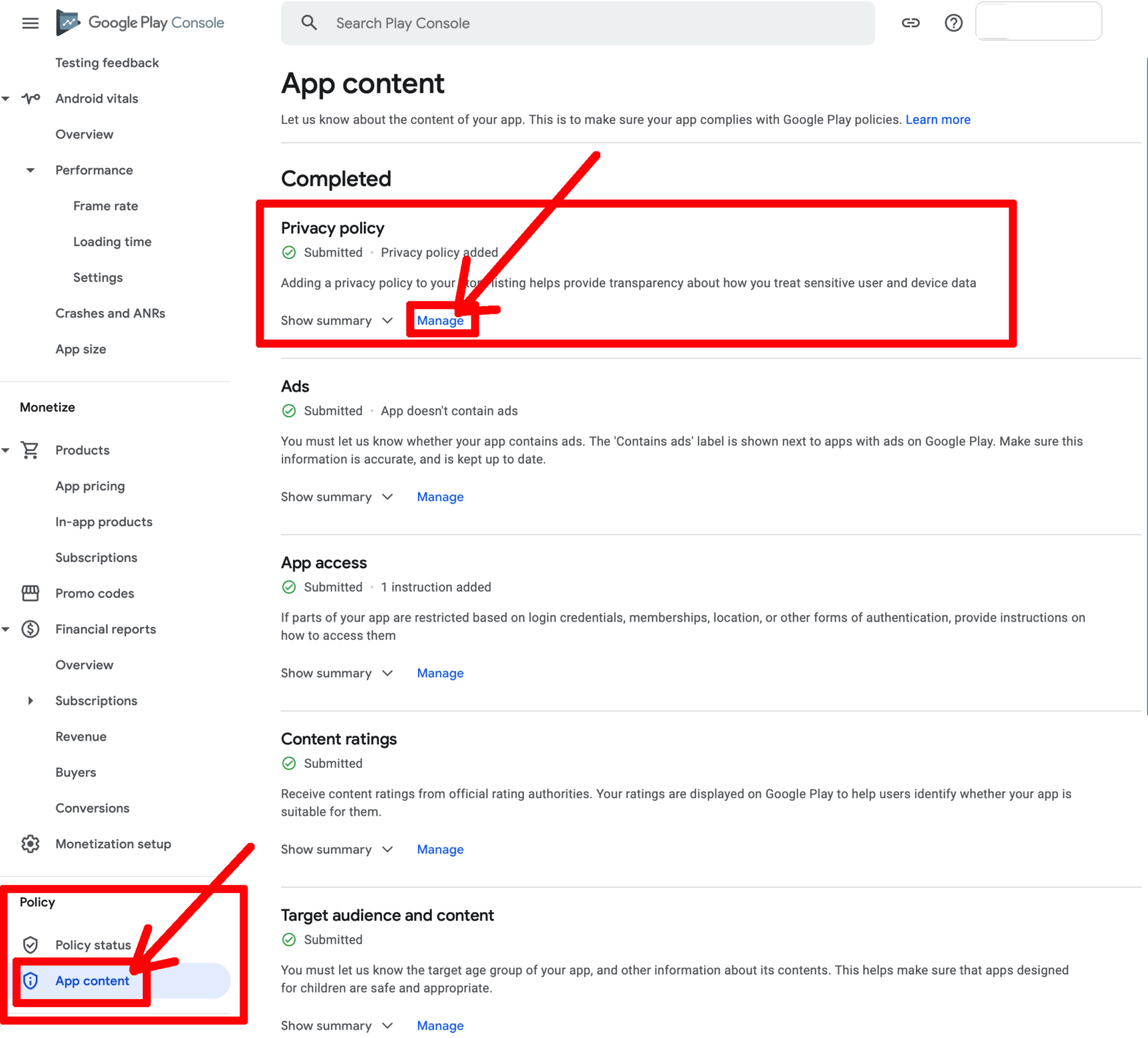 Action Required Your app is not compliant with Google Play Policies