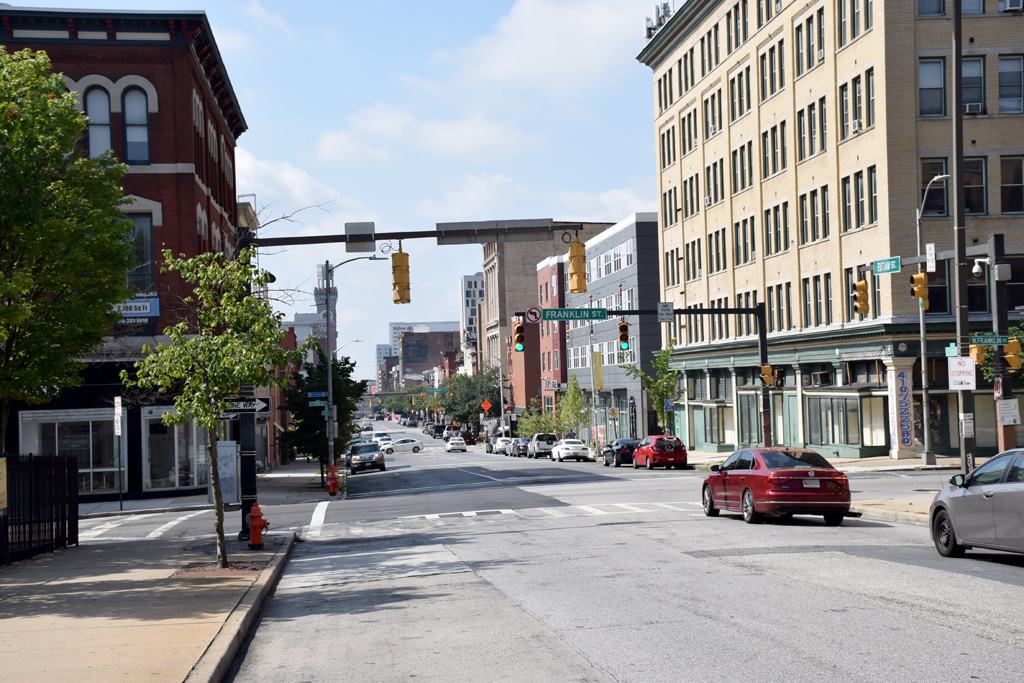 "Downtown Baltimore" 400 W. Franklin Street A. J. Billig & Co