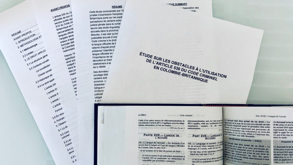 Procès criminels en français Association des juristes d'expression française de la Colombie