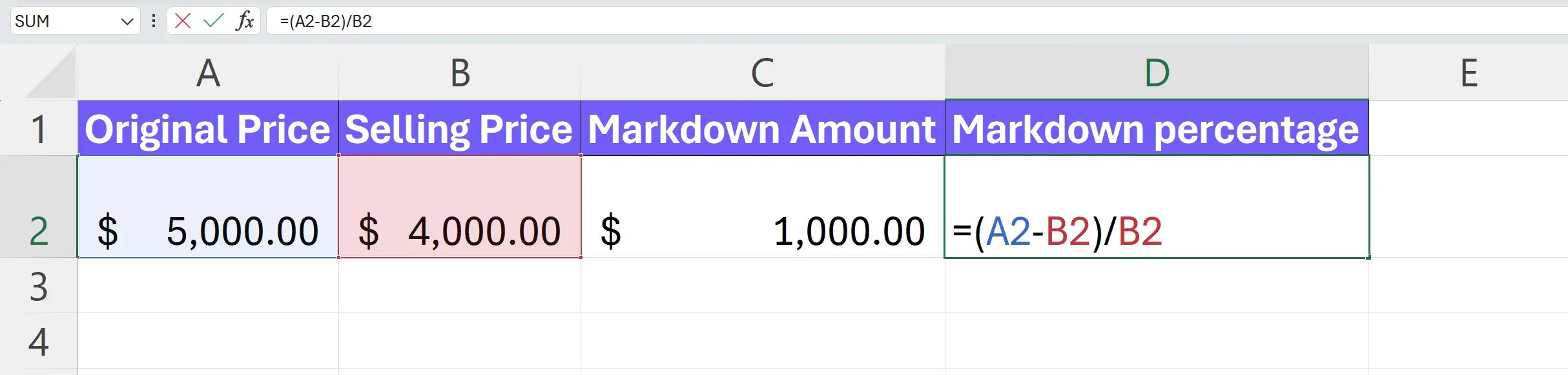 Free Markdown Calculator Online Ajelix