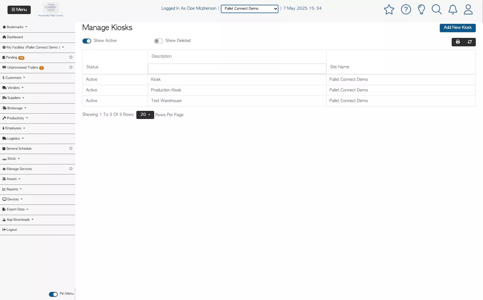 Pallet Connect Kiosk LogIn Explained(08)