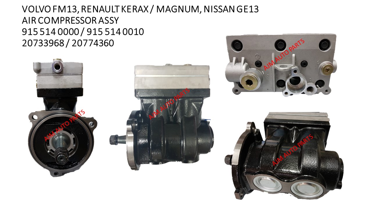 VOLVO FM13 / RENAULT AIR COMPRESSOR ASSY 9155140000 / 9155140010