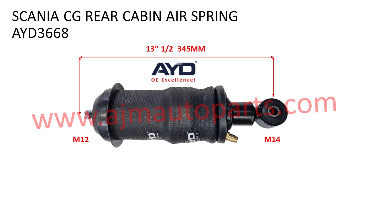 SCANIA CR CG TRUCK REAR CABIN AIR BELLOW ASSEMBLY 1873668 / 2493164