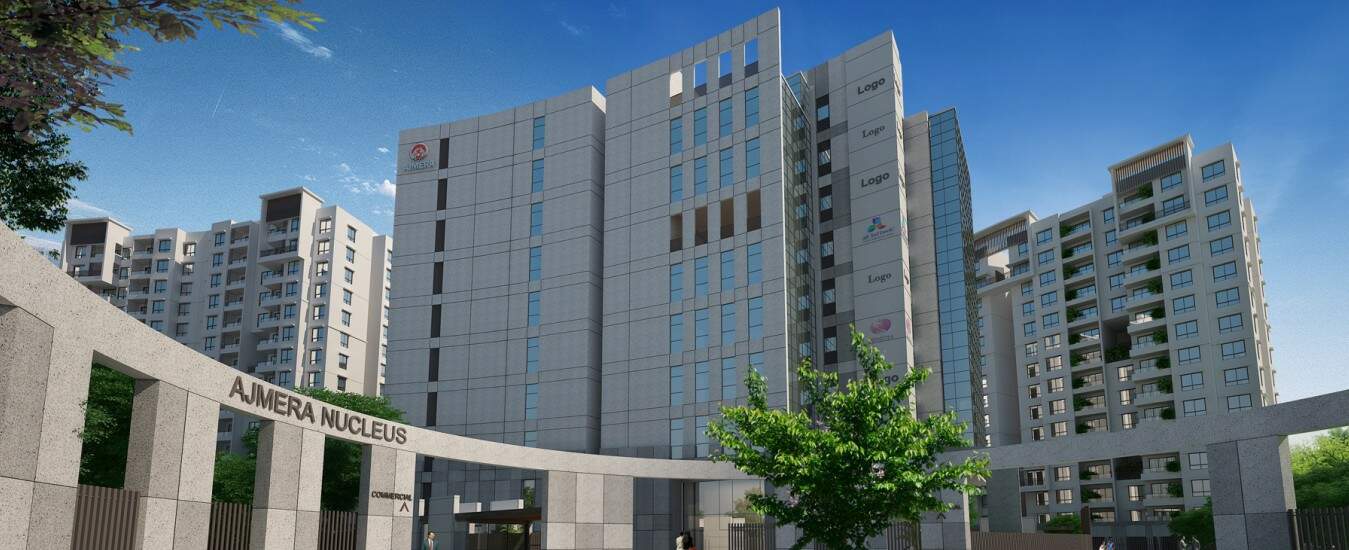 Luxurious 1, 2, 3, 4 BHK Apartments/Flats at Ajmera Nucleus project in