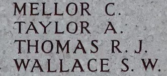 Rupert Jennings Thomas Online Cenotaph Auckland War Memorial Museum