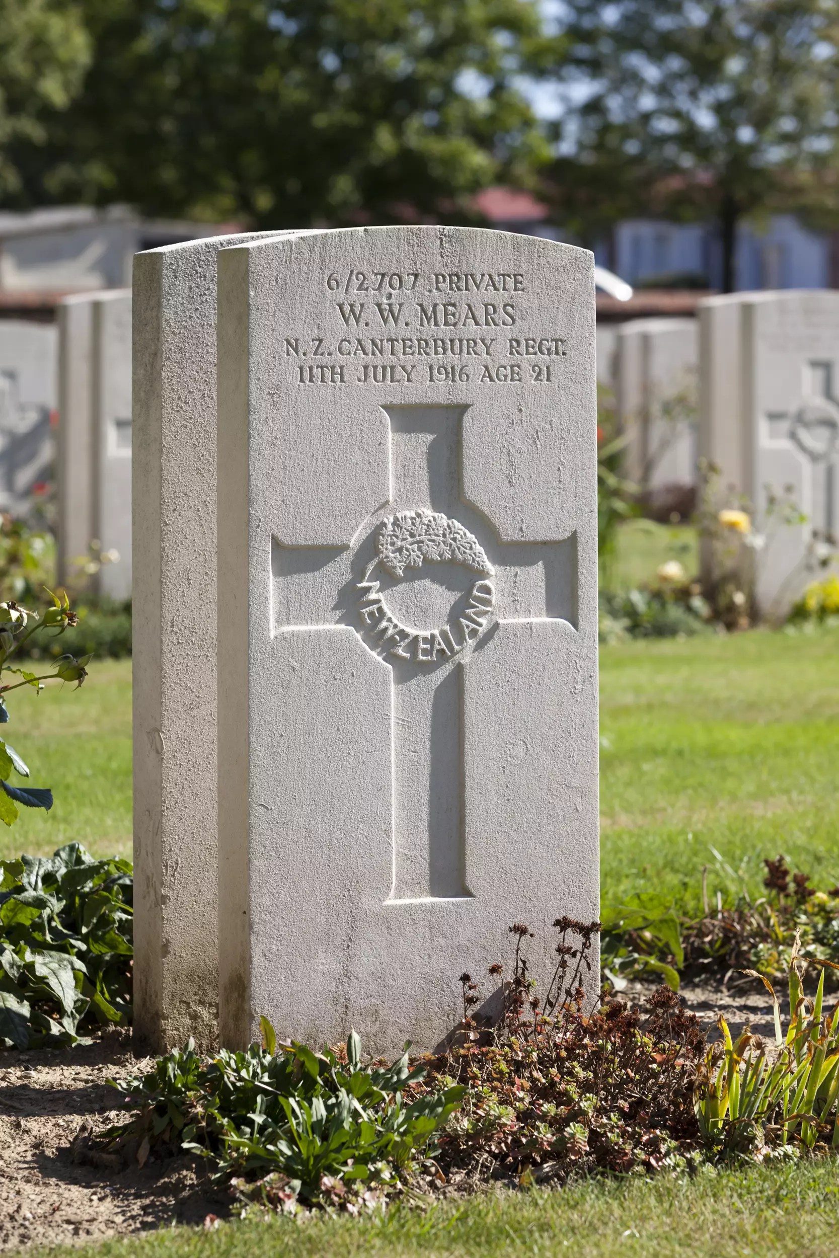 William Wilfred Mears Online Cenotaph Auckland War Memorial Museum