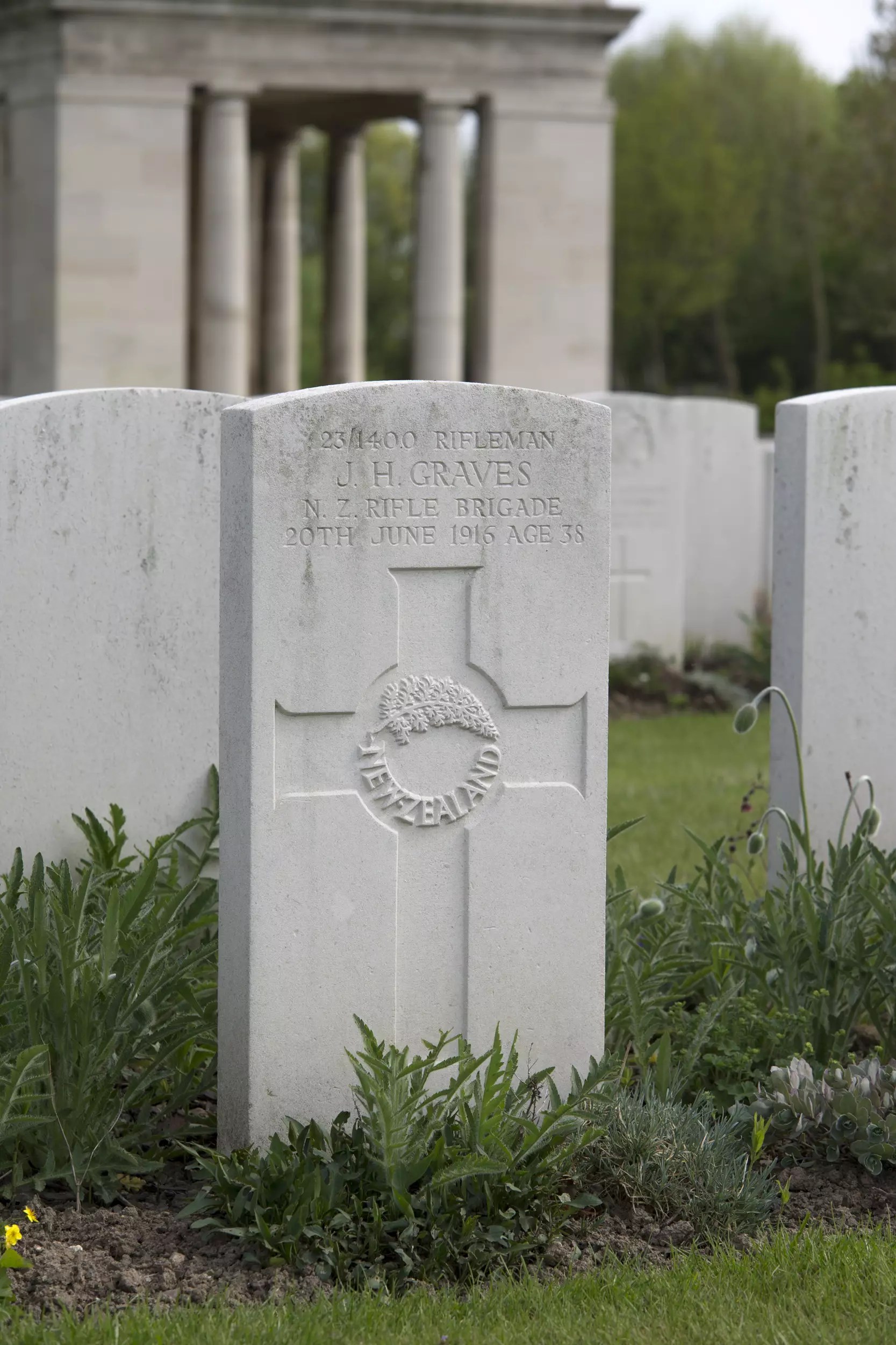 John Harry Graves Online Cenotaph Auckland War Memorial Museum