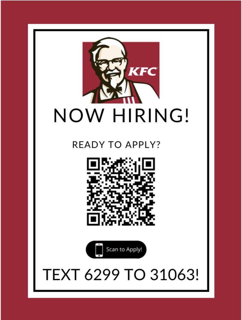 kfc now hiring AJS KFC