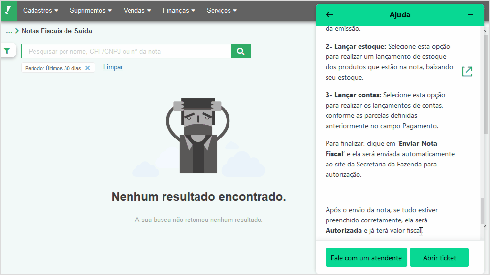 Atendimento por Chat Bling!