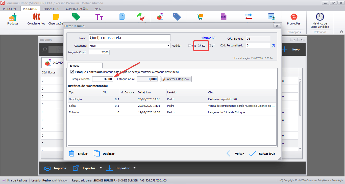 Como controlar o estoque e a ficha técnica de Pizzas? Ajuda do