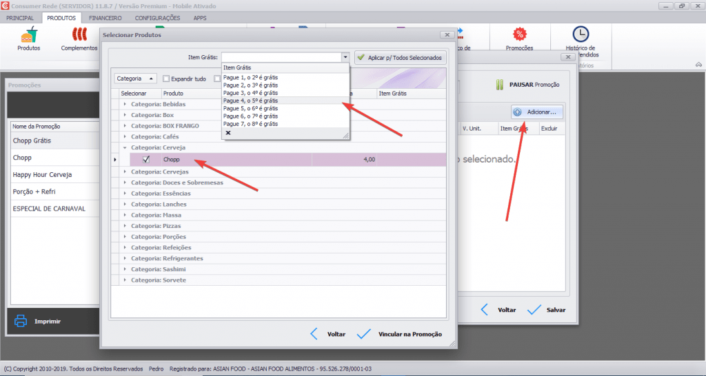 Como cadastrar e controlar promoções no Programa Consumer? Ajuda do