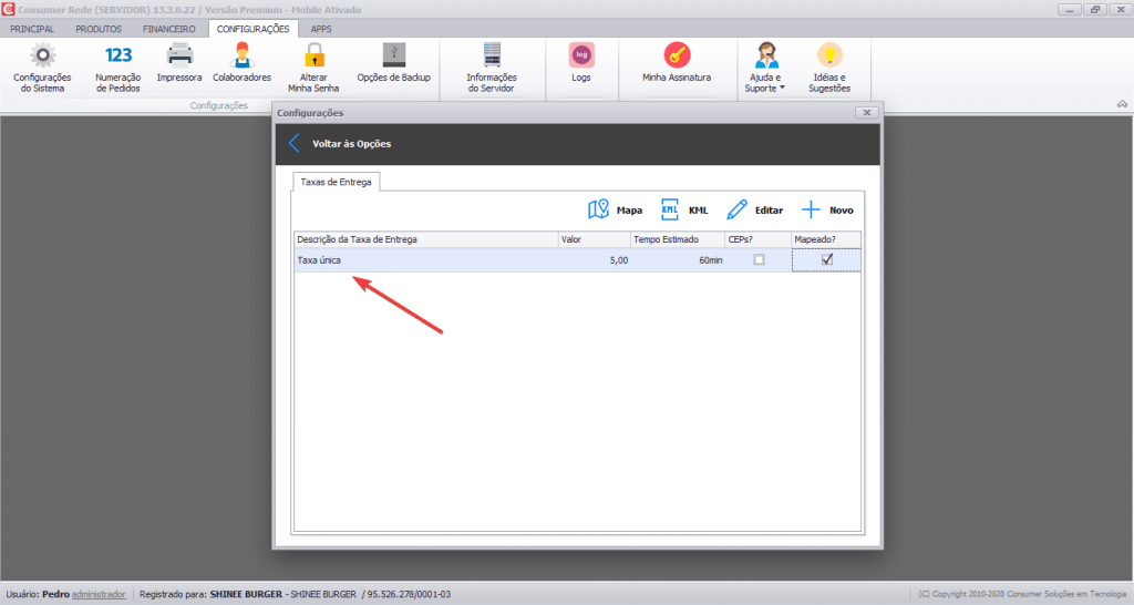 Como definir a taxa de entrega do delivery por geolocalização e