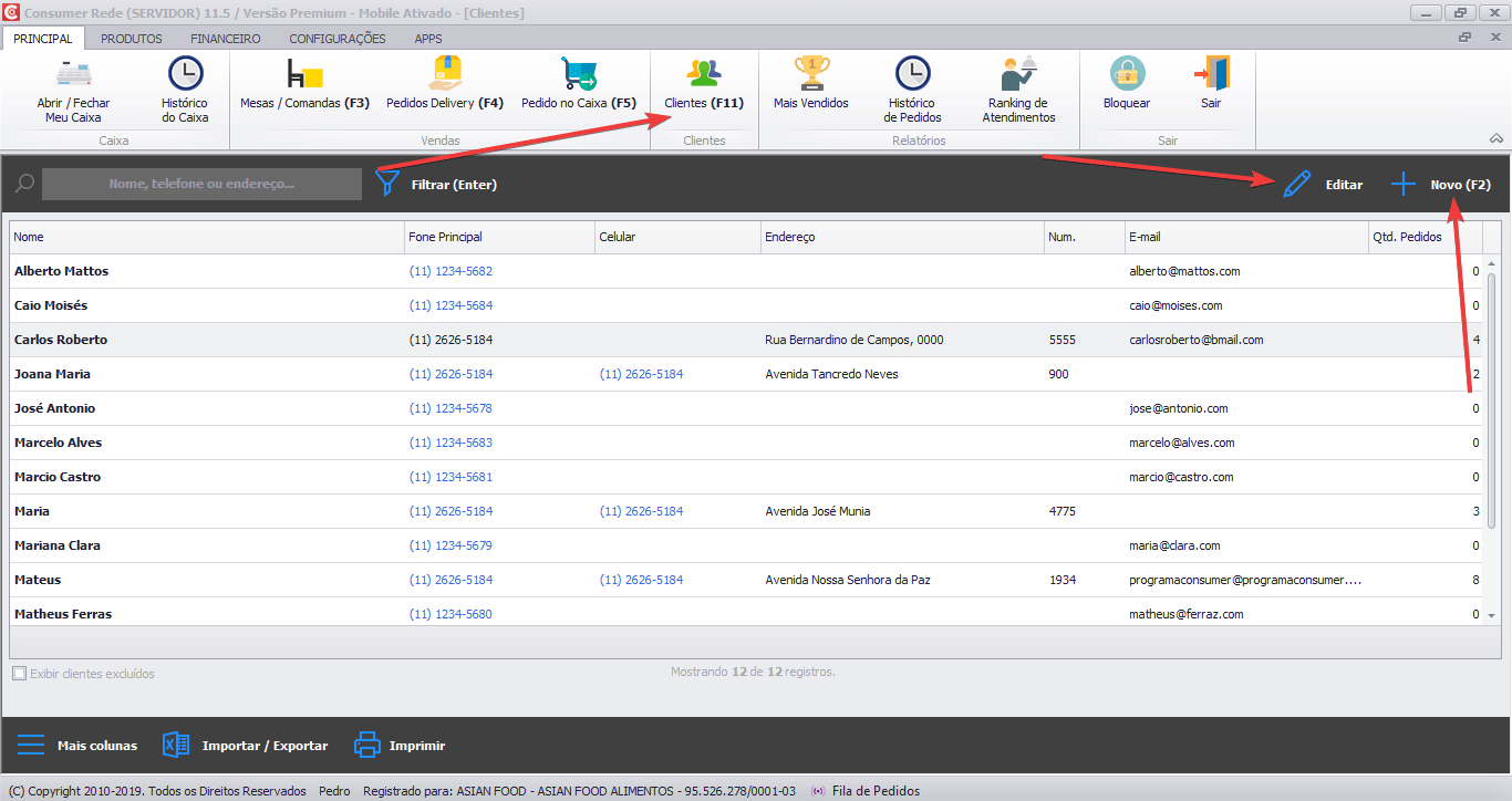Como cadastrar clientes no Programa Consumer? Ajuda do Programa Consumer