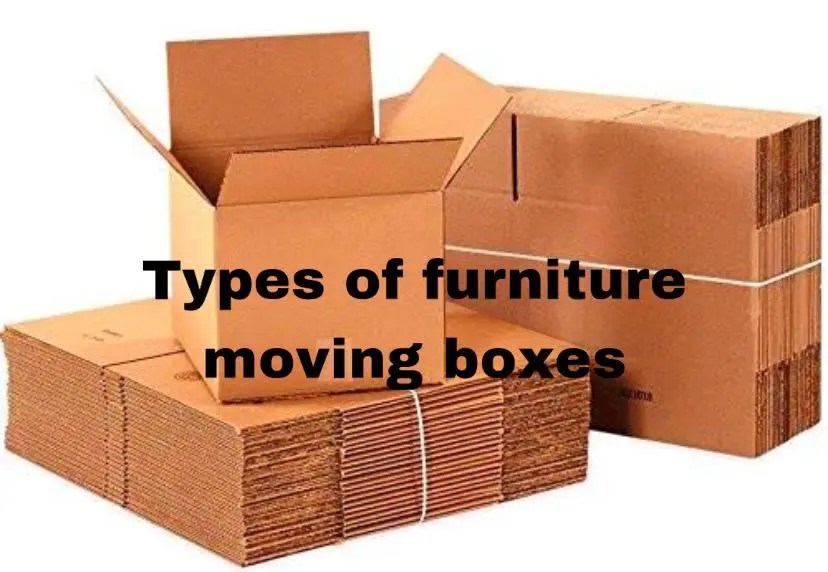 Furniture moving boxes