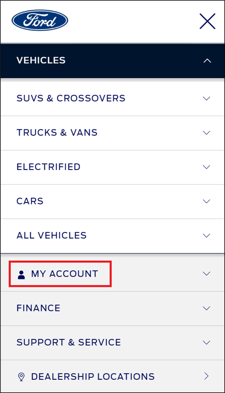 How do I update my Ford account or FordPass username?