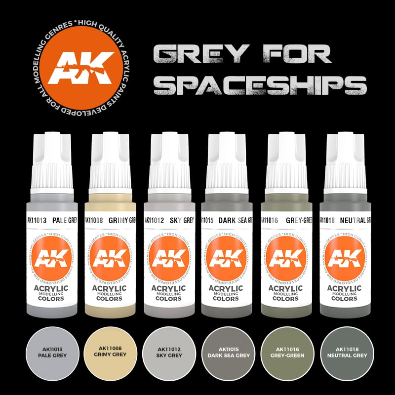 Buy GREY FOR SPACESHIPS online for 16,50€ AKInteractive