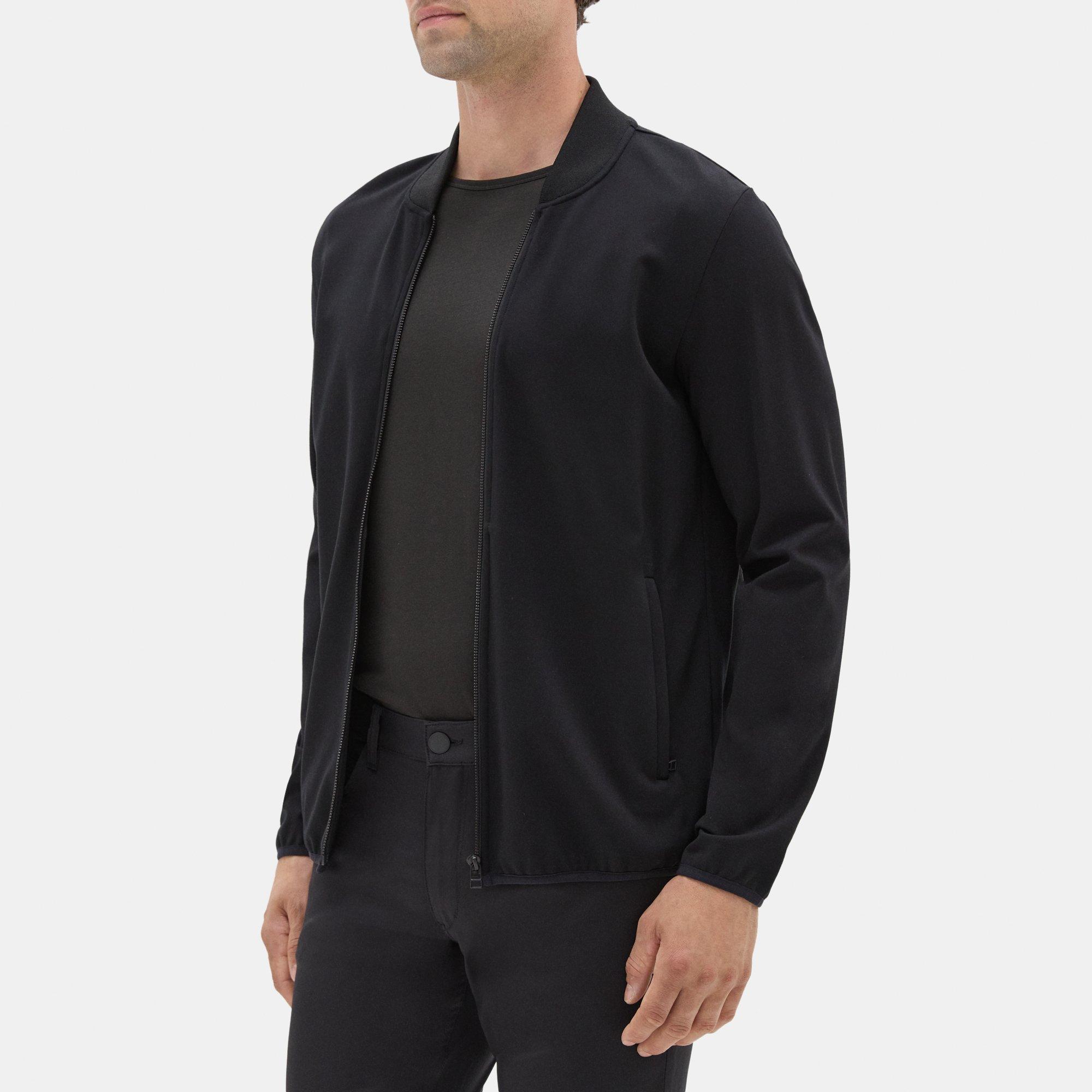 Theory Outlet Official Site Bomber Jacket in Stretch Tech Knit