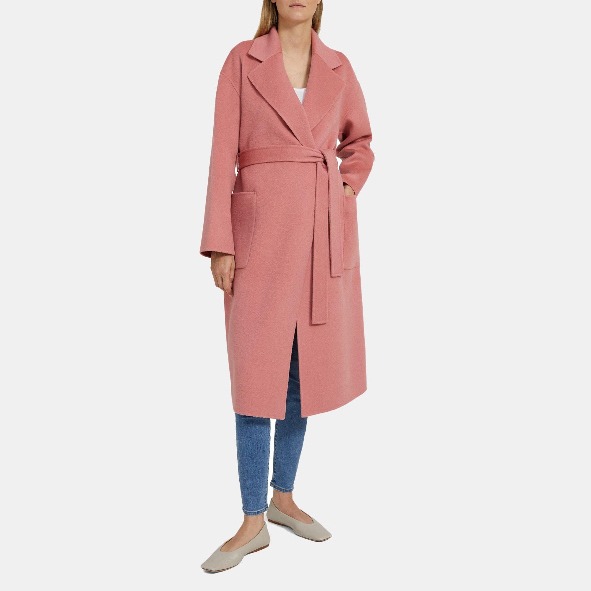 ROBE COAT PATCH Theory Outlet
