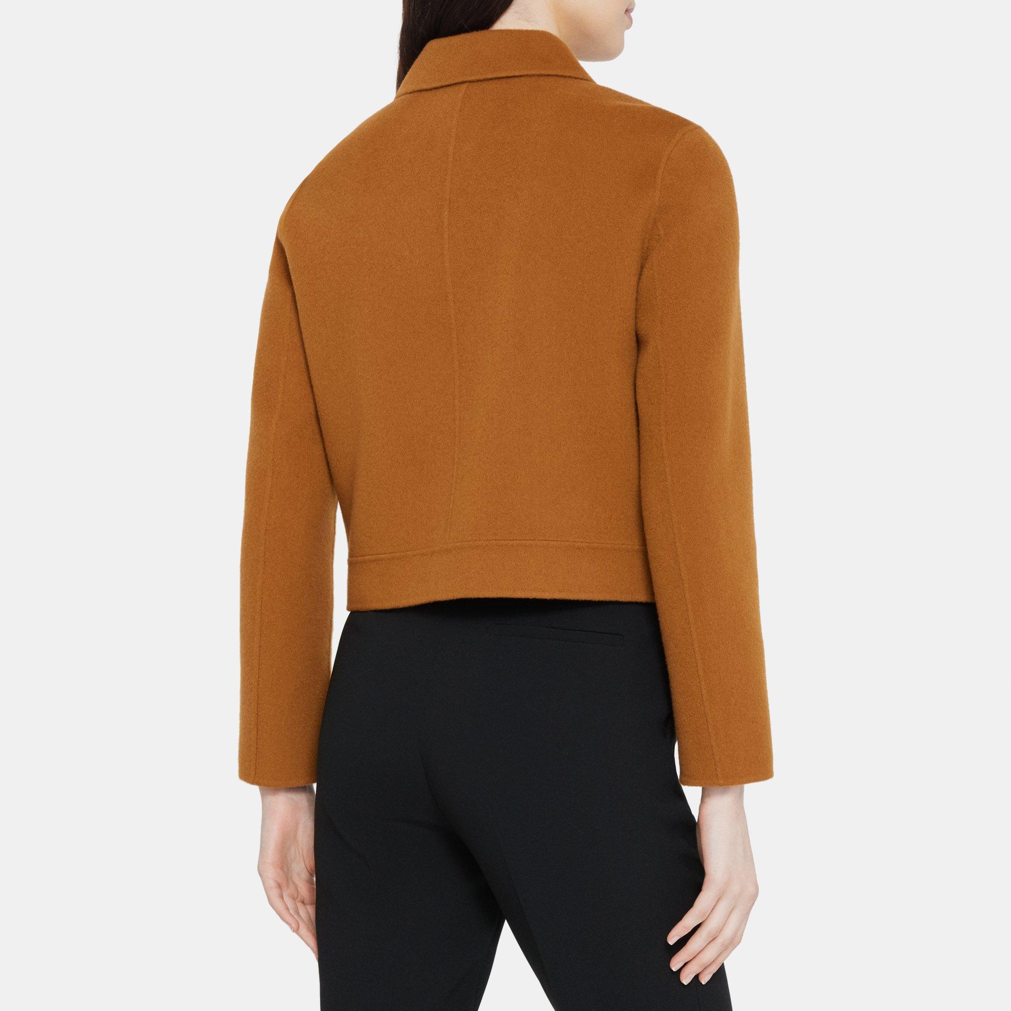 DoubleFace WoolCashmere Flap Pocket Jacket Theory Outlet