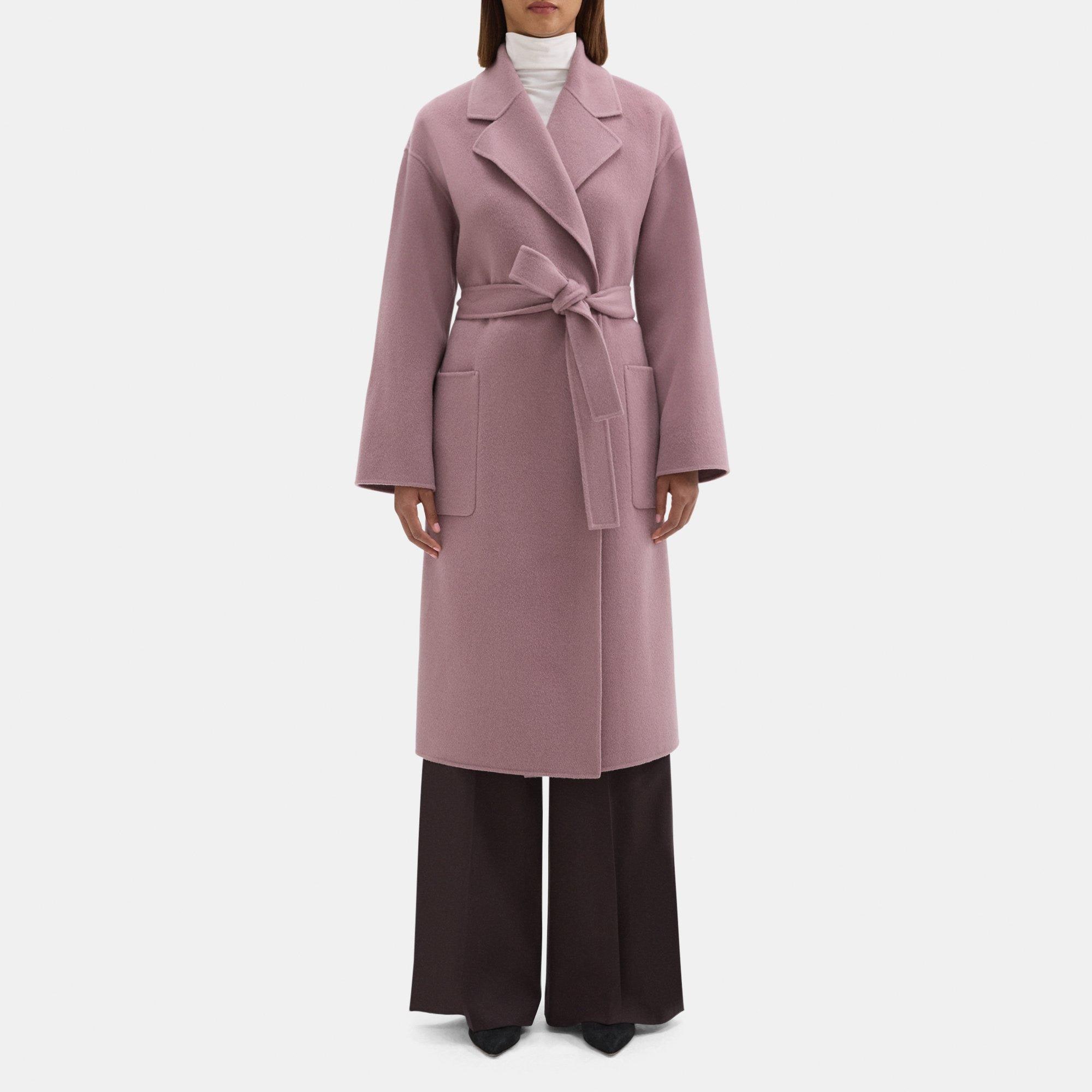 DoubleFace WoolCashmere Robe Coat Theory Outlet