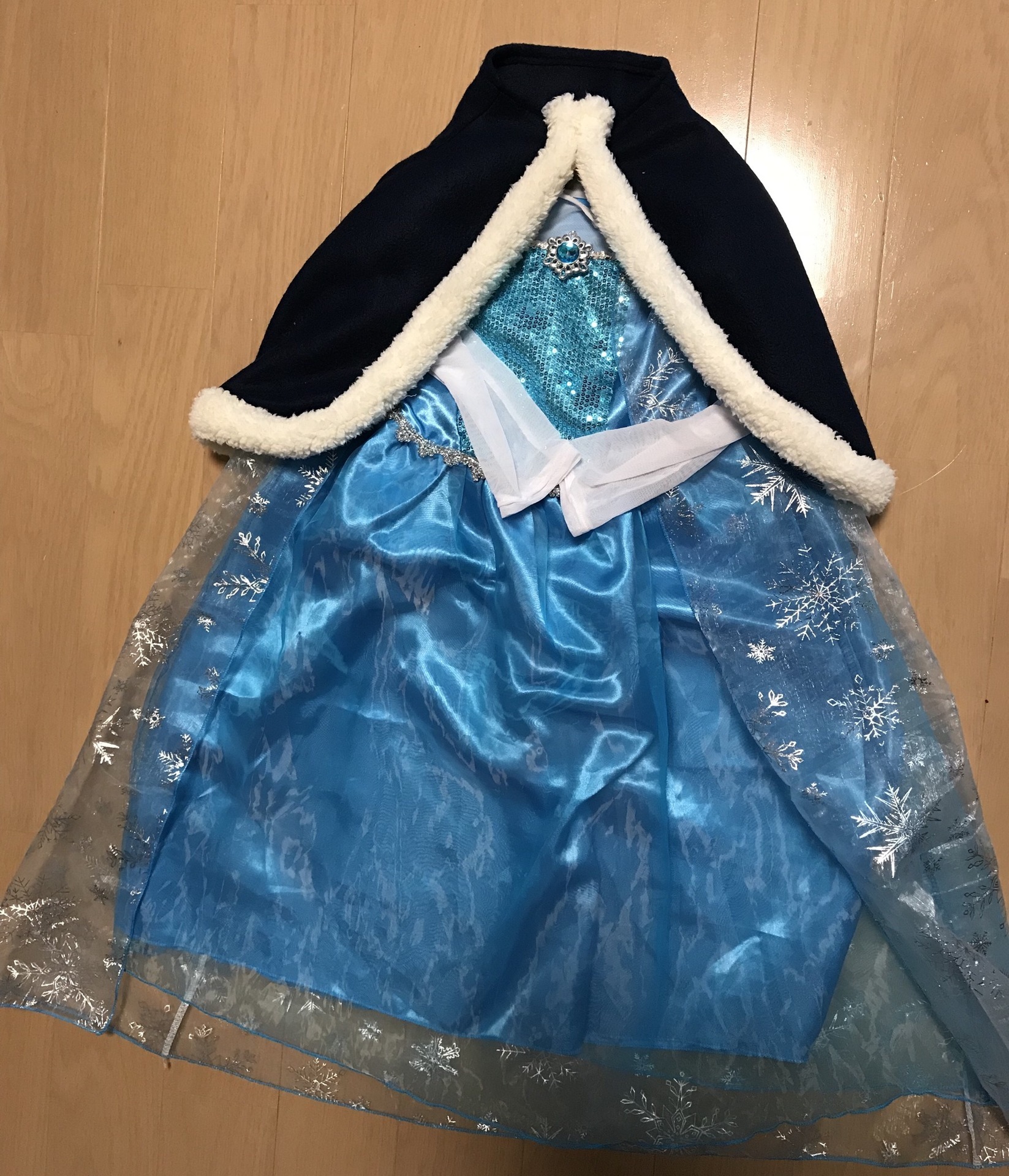 エルサ ドレス 作り方 子供 簡単