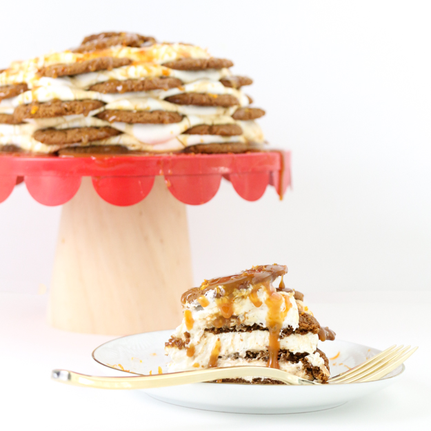 Eat It Orange and Salted Caramel Ginger Snap Ice Box Cake A Kailo