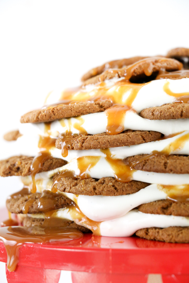 Eat It Orange and Salted Caramel Ginger Snap Ice Box Cake A Kailo