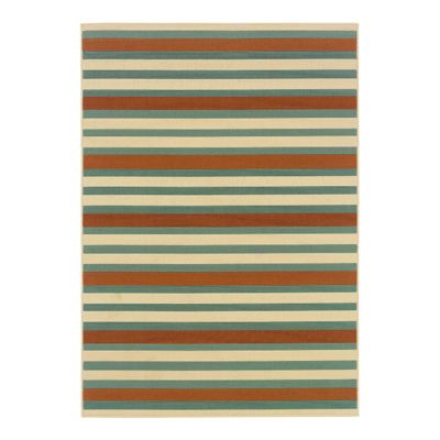 Cabana Stripes Indoor/Outdoor Rug Frontgate