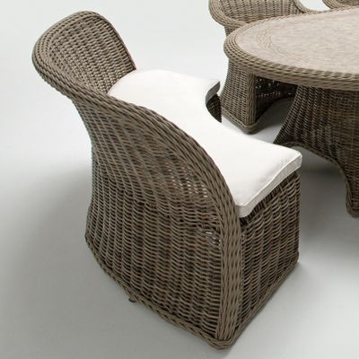 Havana Curved Dining Bench Cushion Frontgate