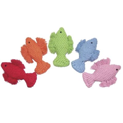 Cotton Rope Fish Shape Pet Toy Frontgate