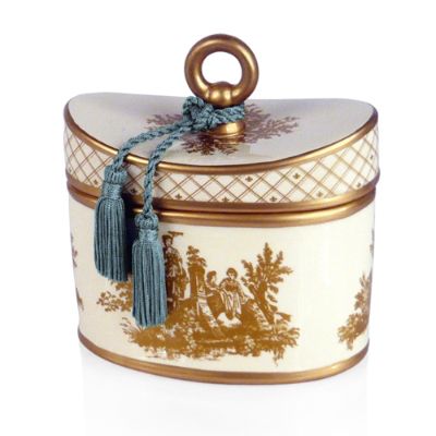 Seda France French Tulip Toile 2Wick Ceramic Candle Frontgate