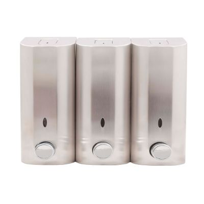 Stainless Steel Triple Shower Dispenser Frontgate