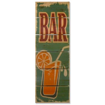 Juice Bar Cedar Wall Art Frontgate