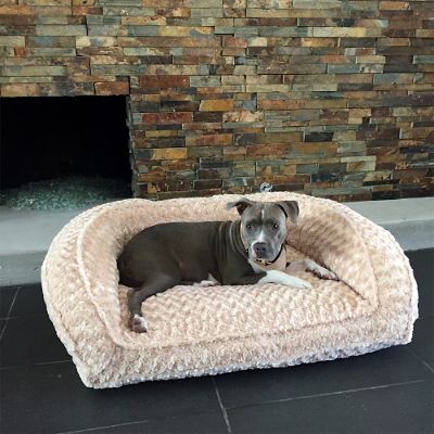 Animals Matter® Katie Puff Chenille Pet Couch Frontgate