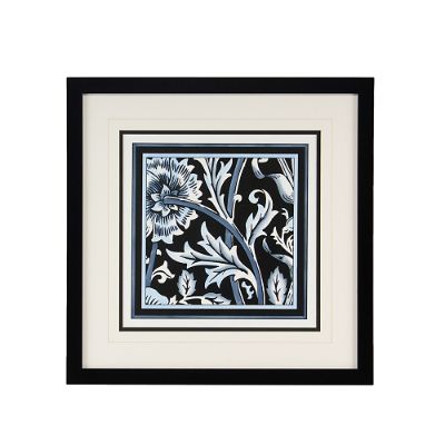 Floral Blue and White Wall Art IV Frontgate