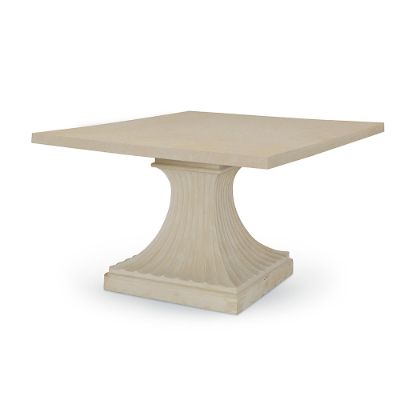 Square Fluted Pedestal Dining Table Frontgate