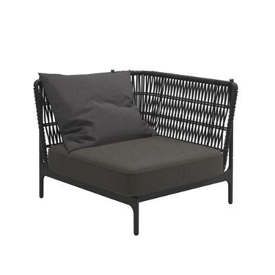 Grand Weave Small Corner Chair by Gloster Frontgate