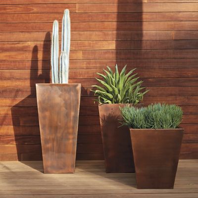 Tapered Copper Planter Frontgate