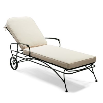 Ellington Wrought Iron Chaise Cushions Frontgate