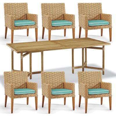 Sanibel 7pc. Rectangular Dining Set Frontgate