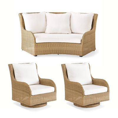 Pacific Grove Curved Sofa Set Frontgate