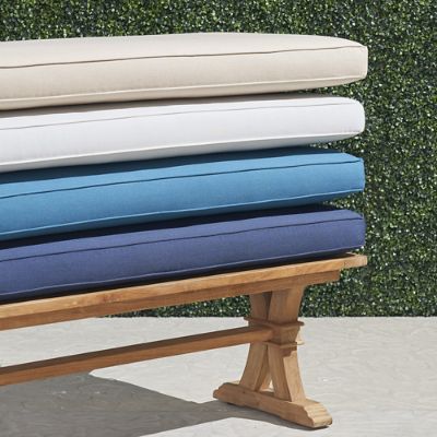 Doublepiped Bench Cushion Frontgate