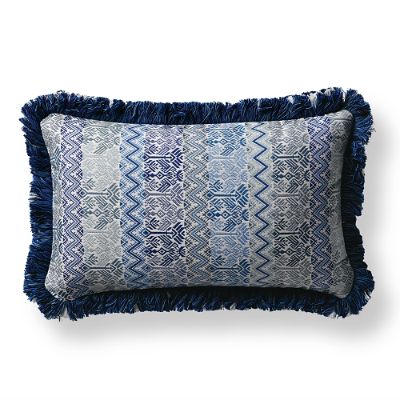 Talara Denim Outdoor Lumbar Pillow Frontgate